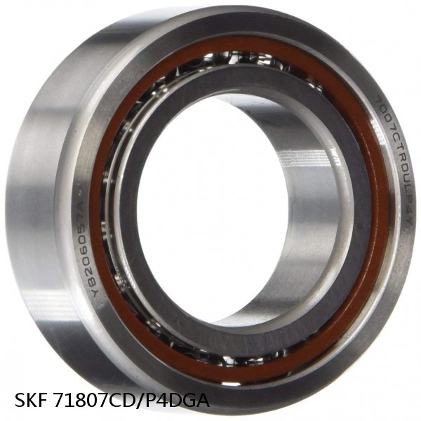 71807CD/P4DGA SKF Super Precision,Super Precision Bearings,Super Precision Angular Contact,71800 Series,15 Degree Contact Angle